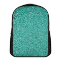 Teal (NOT Real) Glitter Print Casual Backpack