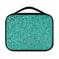 Teal (NOT Real) Glitter Print Classic Bible Case