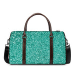 Teal (NOT Real) Glitter Print Duffle Bag