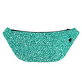 Teal (NOT Real) Glitter Print Fanny Pack