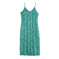 Teal (NOT Real) Glitter Print Jersey Midi Cami Dress