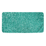Teal (NOT Real) Glitter Print Towel
