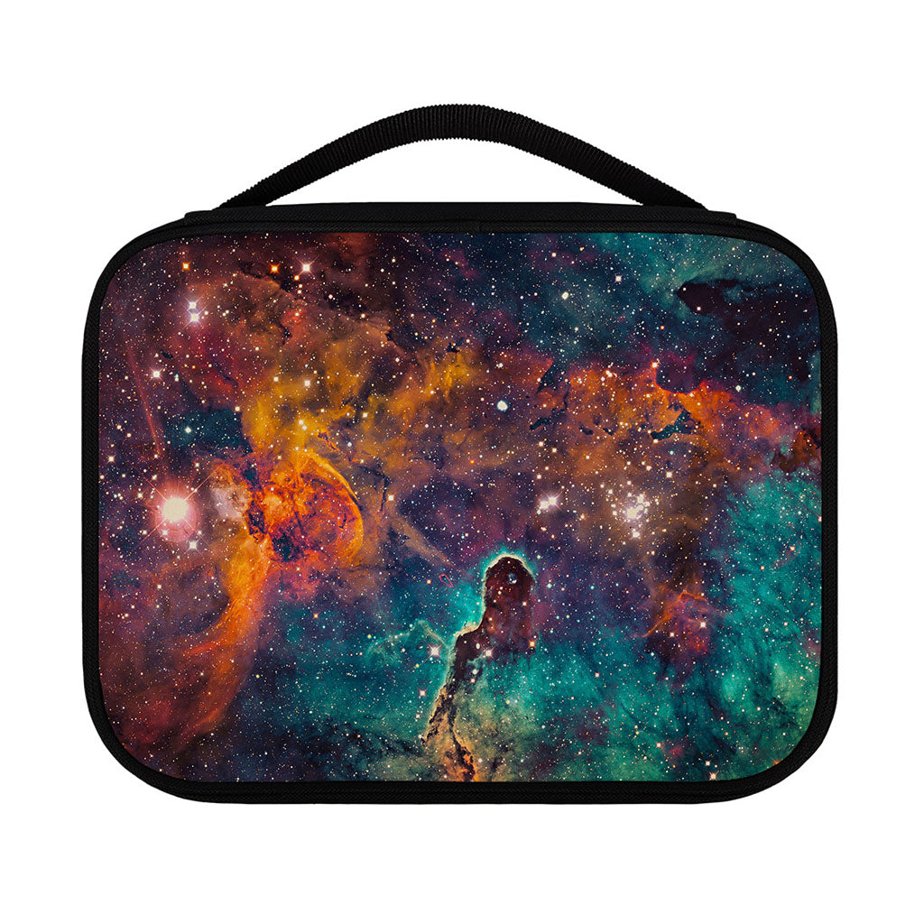 Teal Orange Universe Galaxy Space Print Classic Bible Case