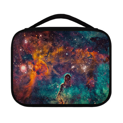 Teal Orange Universe Galaxy Space Print Classic Bible Case