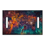 Teal Orange Universe Galaxy Space Print Golf Cart Seat Cover