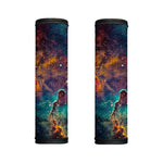 Teal Orange Universe Galaxy Space Print Handle Covers