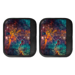Teal Orange Universe Galaxy Space Print Handle Covers