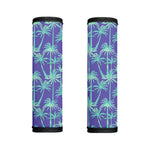 Teal Palm Tree Pattern Print Handle Covers