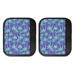 Teal Palm Tree Pattern Print Handle Covers