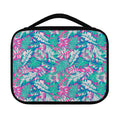 Teal Pink Blossom Tropical Pattern Print Classic Bible Case