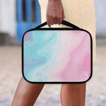 Teal Pink Liquid Marble Print Classic Bible Case