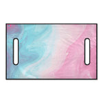 Teal Pink Liquid Marble Print Golf Cart Seat Cover