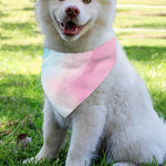 Teal Pink Liquid Marble Print Over The Collar Dog Bandana