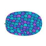 Teal Pink Mermaid Scales Pattern Print Car Side Mirror Covers