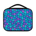 Teal Pink Mermaid Scales Pattern Print Classic Bible Case