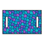 Teal Pink Mermaid Scales Pattern Print Golf Cart Seat Cover