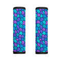 Teal Pink Mermaid Scales Pattern Print Handle Covers