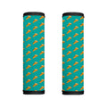 Teal Pizza Pattern Print Handle Covers
