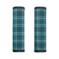 Teal Plaid Pattern Print Handle Covers