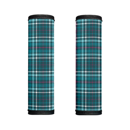 Teal Plaid Pattern Print Handle Covers