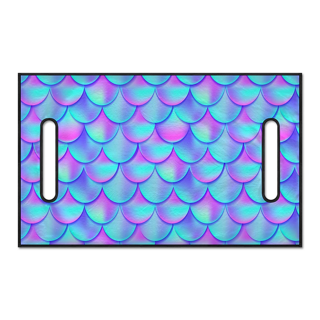 Teal Purple Mermaid Scales Pattern Print Golf Cart Seat Cover