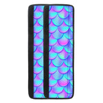Teal Purple Mermaid Scales Pattern Print Refrigerator Handle Covers