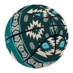 Teal Southwestern Navajo Pattern Print Basketball