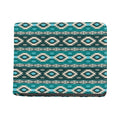 Teal Southwestern Navajo Pattern Print Bifold Wallet