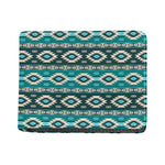 Teal Southwestern Navajo Pattern Print Bifold Wallet