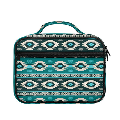 Teal Southwestern Navajo Pattern Print Briefcase Bible Bag