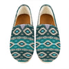 Teal Southwestern Navajo Pattern Print Casual Shoes