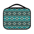 Teal Southwestern Navajo Pattern Print Classic Bible Case