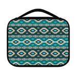 Teal Southwestern Navajo Pattern Print Classic Bible Case