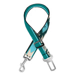 Teal Southwestern Navajo Pattern Print Dog Seat Belt