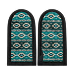 Teal Southwestern Navajo Pattern Print Skillet Handle Cover