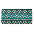 Teal Southwestern Navajo Pattern Print Towel