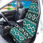 Teal Southwestern Navajo Pattern Print Waterproof Car Seat Cover