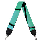 Teal Stained Glass Mosaic Print Bag Strap