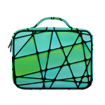 Teal Stained Glass Mosaic Print Briefcase Bible Bag
