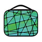 Teal Stained Glass Mosaic Print Classic Bible Case