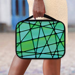 Teal Stained Glass Mosaic Print Classic Bible Case