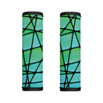 Teal Stained Glass Mosaic Print Handle Covers