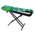 Teal Stained Glass Mosaic Print Piano Keyboard Cover