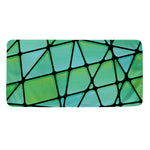 Teal Stained Glass Mosaic Print Towel