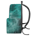 Teal Stardust Galaxy Space Print Backpack