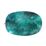 Teal Stardust Galaxy Space Print Car Side Mirror Covers