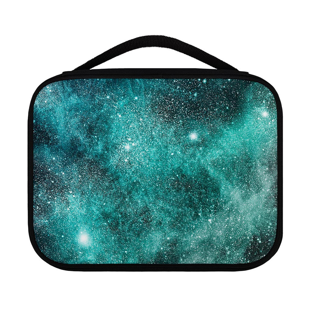 Teal Stardust Galaxy Space Print Classic Bible Case