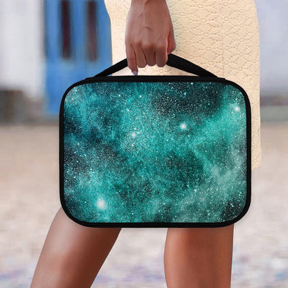 Teal Stardust Galaxy Space Print Classic Bible Case