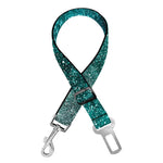 Teal Stardust Galaxy Space Print Dog Seat Belt