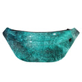 Teal Stardust Galaxy Space Print Fanny Pack